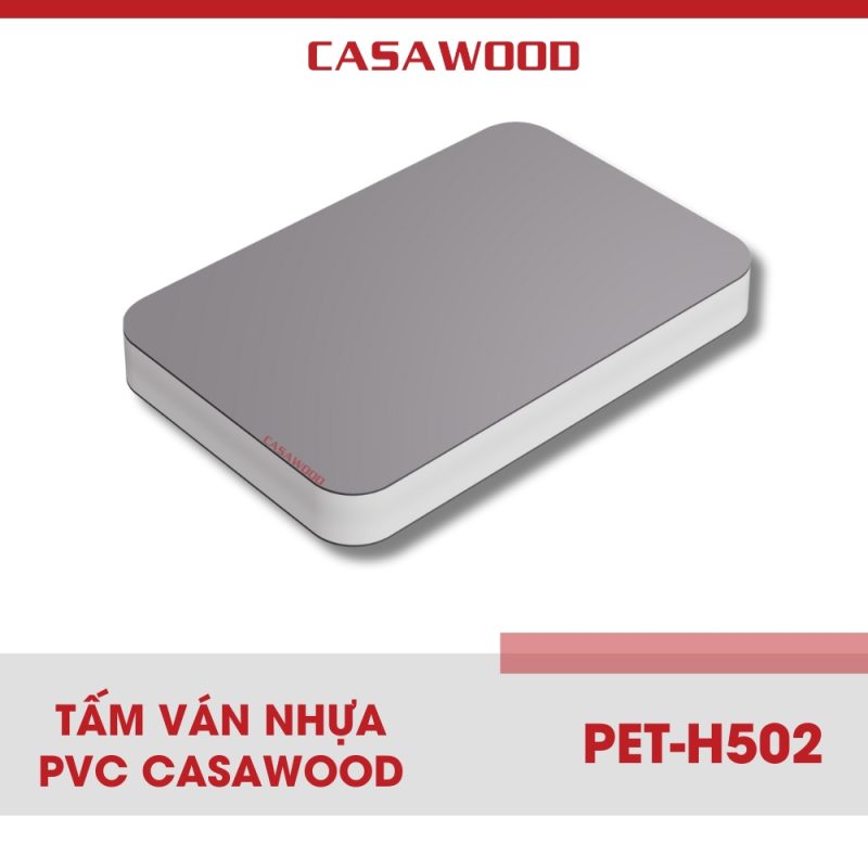 Tấm ván nhựa PVC Casawood màu PET-H502