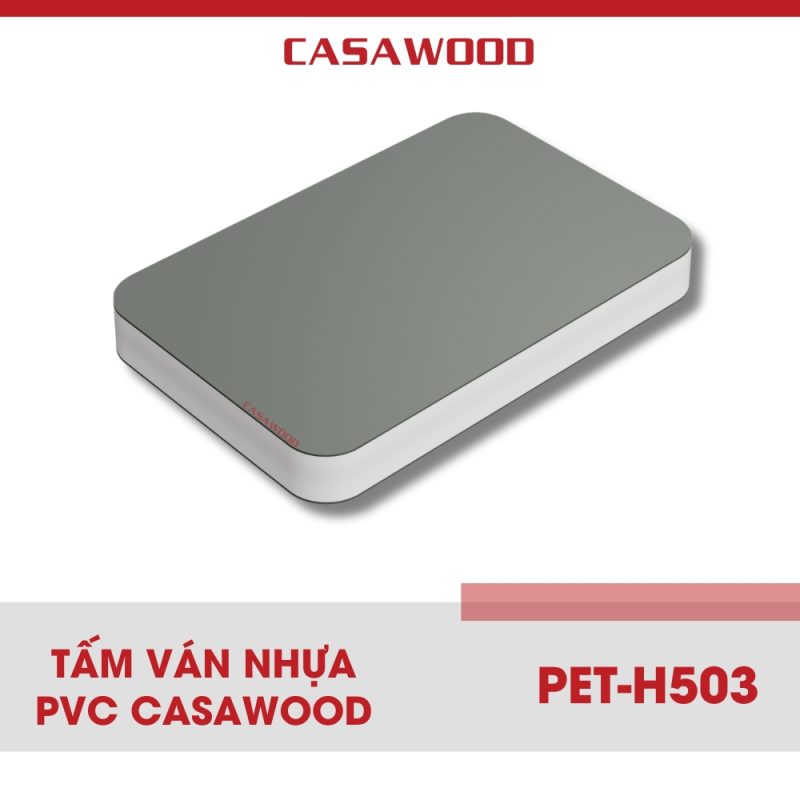 Tấm ván nhựa PVC Casawood màu PET-H503
