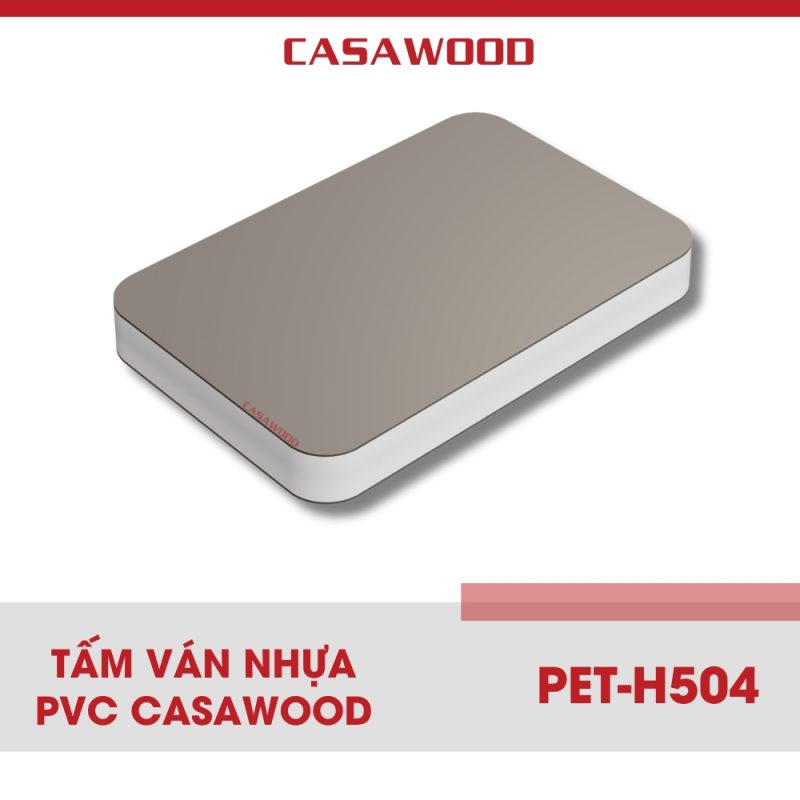 Tấm ván nhựa PVC Casawood màu PET-H504