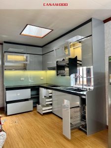 Công trình thực tế tủ bếp Casawood