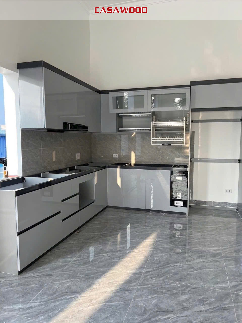 Công trình thực tế tủ bếp Casawood