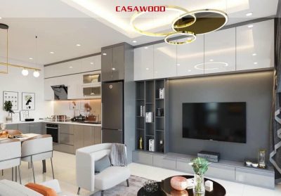 Công trình thực tế tủ bếp Casawood