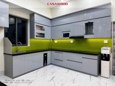 Công trình thực tế tủ bếp Casawood