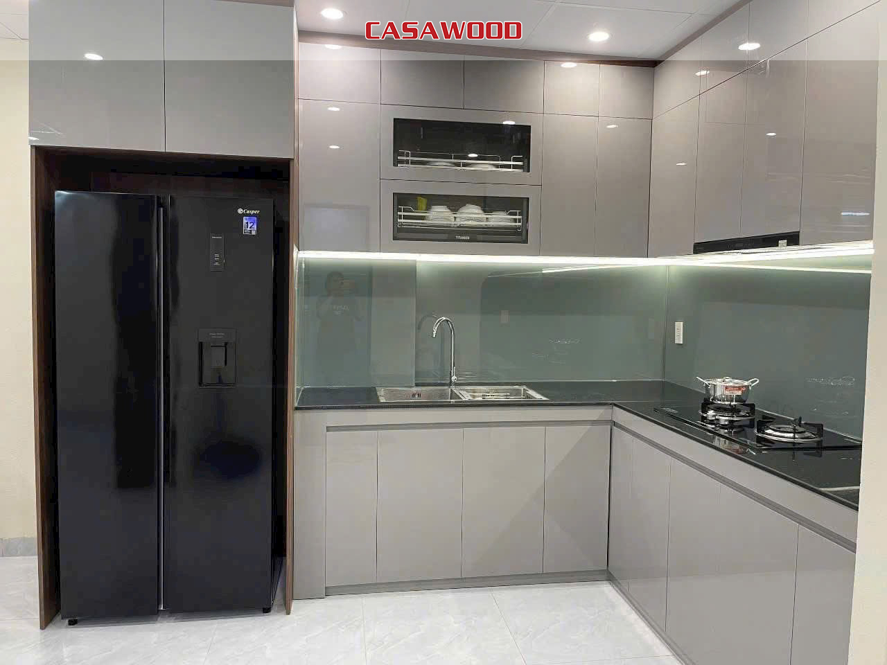 Công trình thực tế tủ bếp Casawood