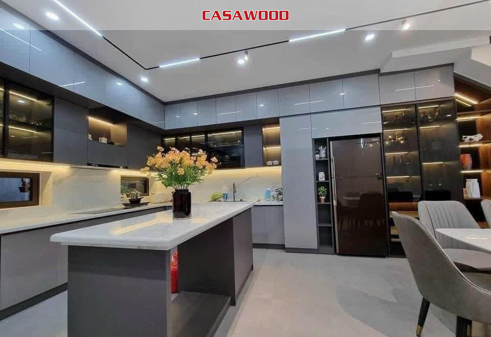 Công trình thực tế tủ bếp Casawood