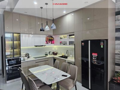 Công trình thực tế tủ bếp Casawood