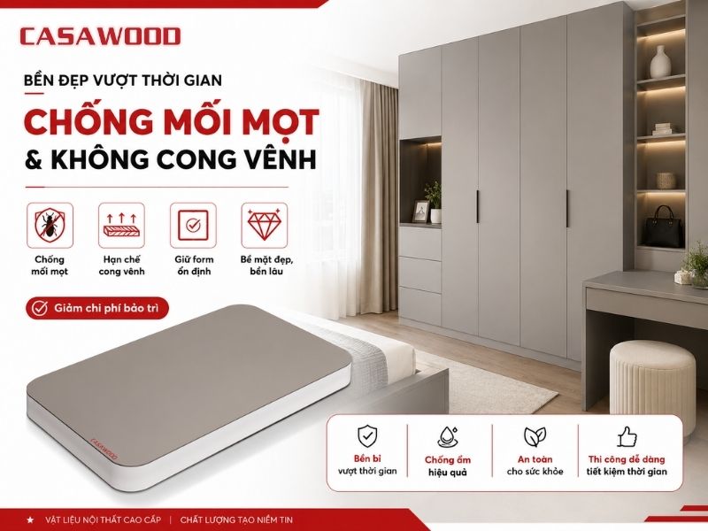 Chống cong vênh, mối mọt