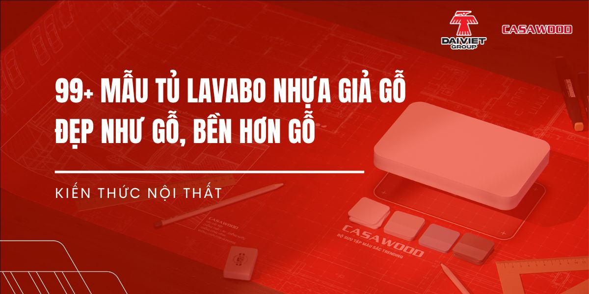Tủ lavabo nhựa giả gỗ