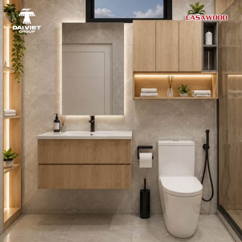 Tủ lavabo nhựa PVC