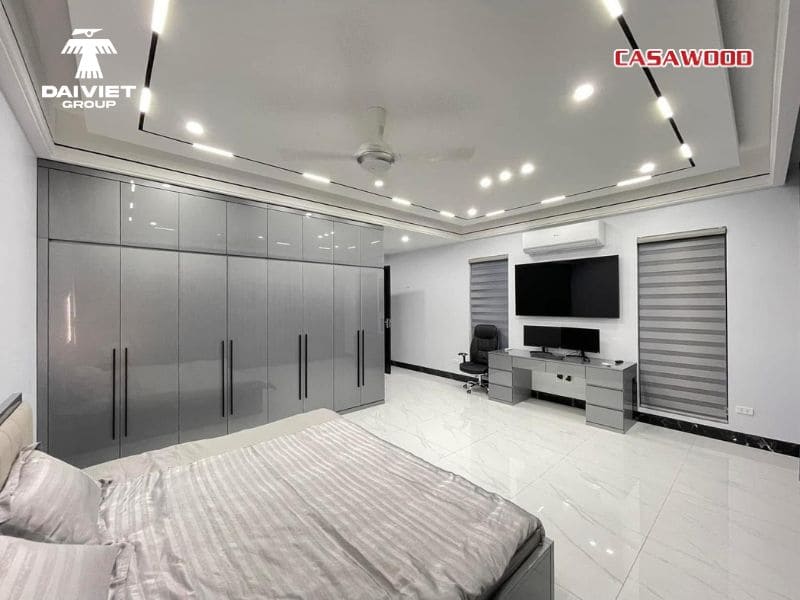Thiết kế tủ quần áo phòng ngủ hiện đại
